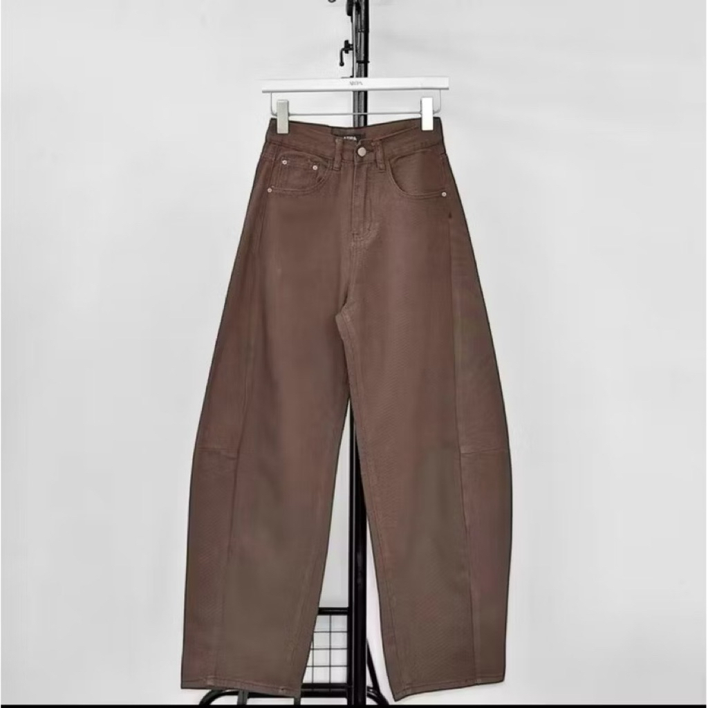 ส่งต่อ/กางเกงยีนส์ ATIPA สีน้ำตาล