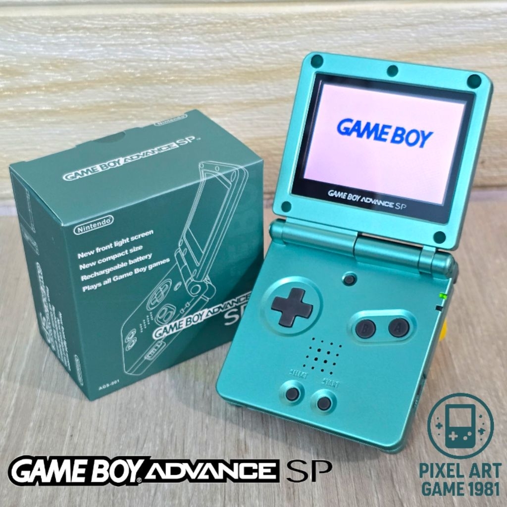 Gameboy Advance SP (จอ ips)เครื่องเกมพกพา ของแท้ มือสองสภาพดี ชาร์จได้ เล่นได้ทันที