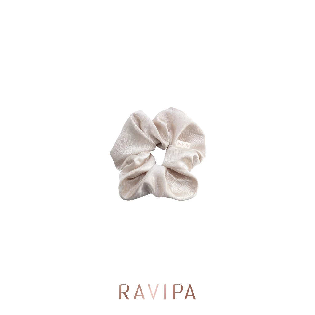 Ravipa | Scrunchie (Beige) - ยางรัดผม