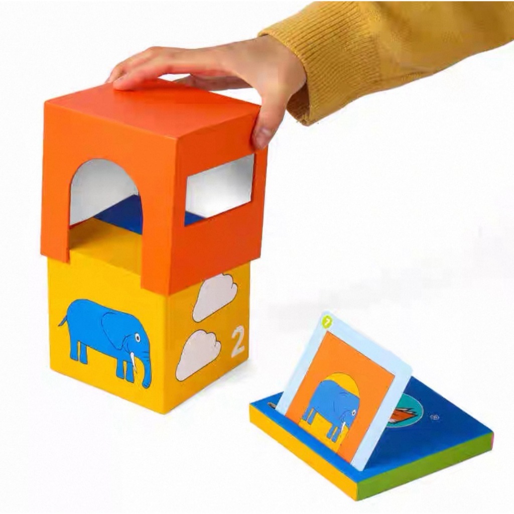 ของเล่น Logic เกมซ้อนภาพ - Peek A Zoo เรียนรู้เรื่องมิติ รูปทรง ⭐️