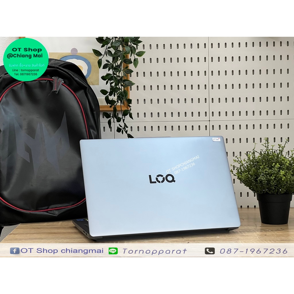 Lenovo LOQ 15IAX9E ( RTX 3050 6 GB.) ราคา 18,900 บาท
