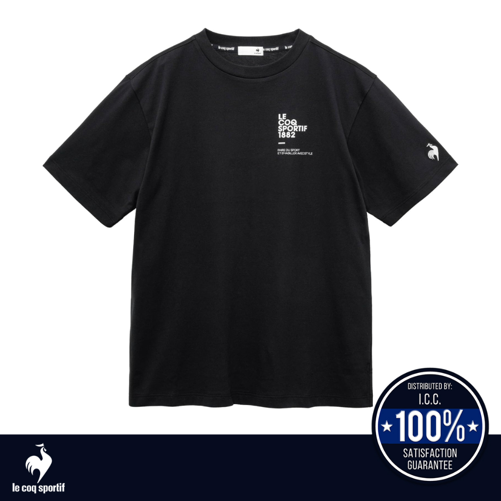 Le Coq Sportif เสื้อยืดแขนสั้น เบสิค B3 (ลำลอง, ออกกำลังกาย, กันแดด, แห้งเร็ว, T-shirt, Sport)