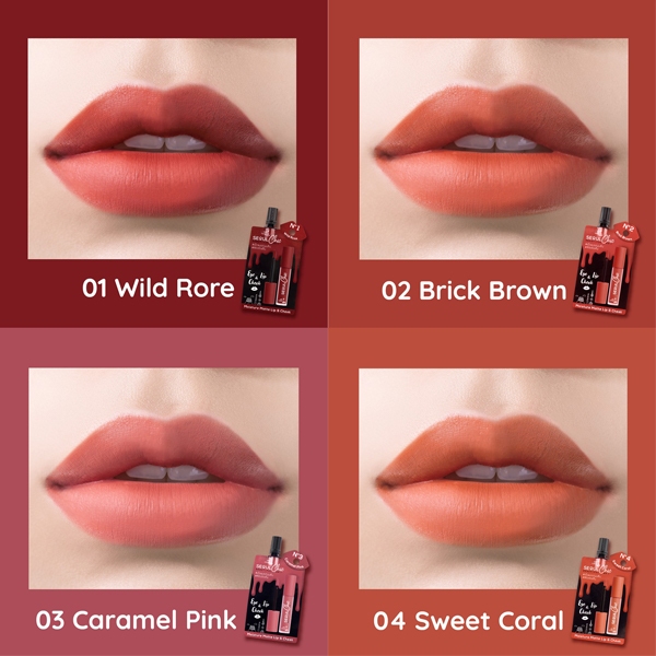 NAMI Make up โซลชิค มอยส์เจอร์ ลิปเนื้อแมตต์ แบบซอง 2g.