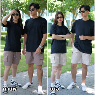 กางเกงคาร์โก้ ขาสั้น รุ่น G456 ผ้าร่ม ใส่ได้ทั้งชายหญิง WIMON