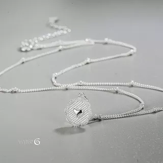 GLAMOR✨สร้อยคอเงิน Be Mine สร้อยคอเงินแท้925 สไตล์เกาหลี สร้อยคอแฟชั่น สร้อยคอรูปหัวใจ