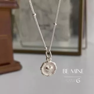 GLAMOR✨สร้อยคอเงิน Be Mine สร้อยคอเงินแท้925 สไตล์เกาหลี สร้อยคอแฟชั่น สร้อยคอรูปหัวใจ