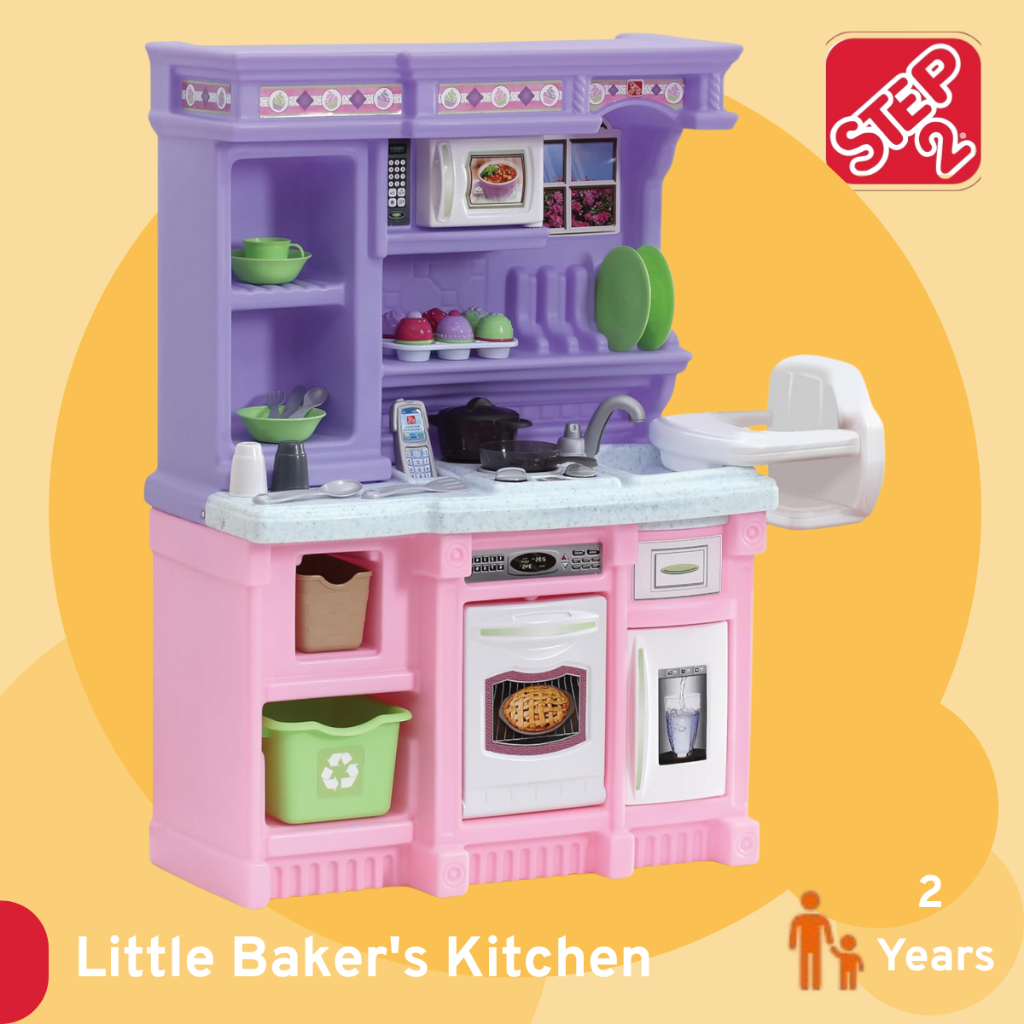 Step2 Little Baker's Kitchen  ชุดครัวของเล่นเด็กพร้อมอุปกรณ์