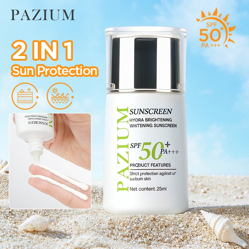 PAZIUM sunscreen ครีมกันแดด SPF50 + PA +++ ครีมกันแดดสำหรับใบหน้าและทั้งตัว ไม่มัน ไม่อุดตัน สำหรับผิวแพ้ง่าย