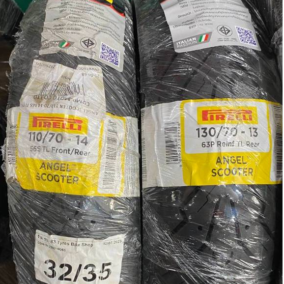 PIRELLI ยางรถมอร์เตอร์ไซค์ คู่ 110/70-14 130/70-13