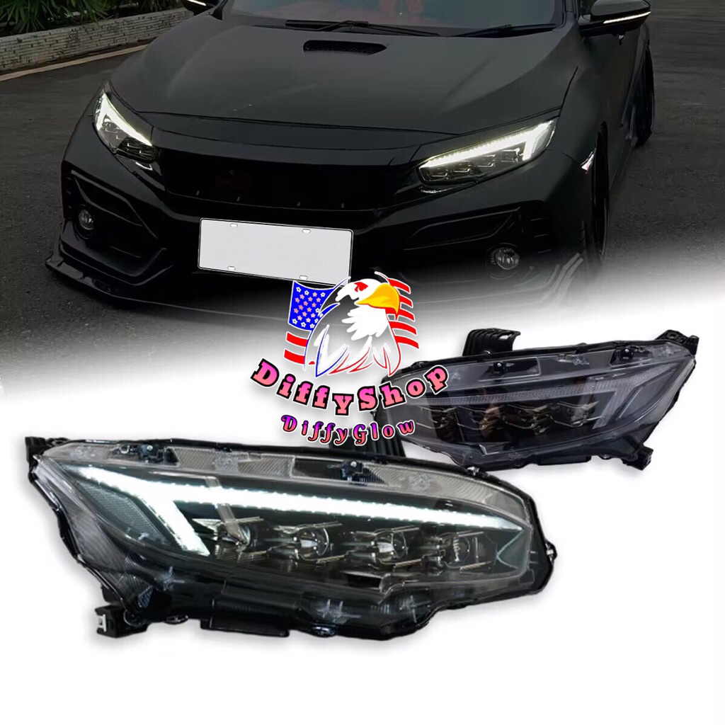 ไฟหน้า (Morimoto) Civic (FC/FK) 2016-2020 (งามเทียมแท้)