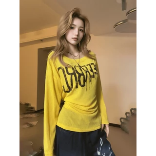 เสื้อเเขนยาว เสื้อเปิดไหล่ ทั้งหมด6สี ดูเอวผอม สไตล์ออลแมทช์ ทรงหลวมๆ #020402