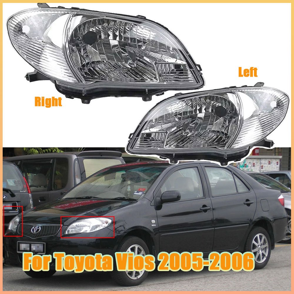 Toyotaไฟหน้ารถยนต์ vios  ไฟหน้ารถยนต์ ไฟหน้า วีออส VIOS Toyota for Toyota Vios 2005-2006