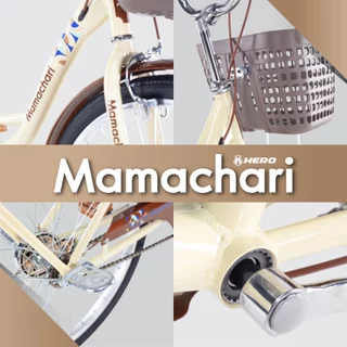 จักรยานแม่บ้าน Hero รุ่น Mamachari ล้อขนาด 24" จักรยานแม่บ้านญี่ปุ่น จักรยานสไตล์วินเทจ