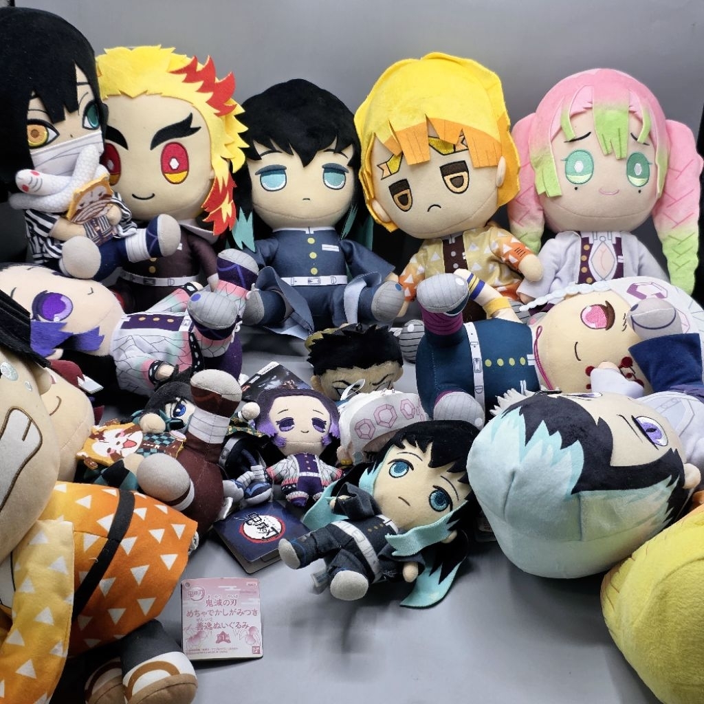 (set 3/แท้✅️) ของสะสม อนิเมะ ตุ๊กตา ดาบพิฆาตอสูร demonslayer ไยบะ กิยู เซ็นอิตสึ อุซุย มุย มิตสึริ เรนโกคุ ซาเนมิ โอบาไน