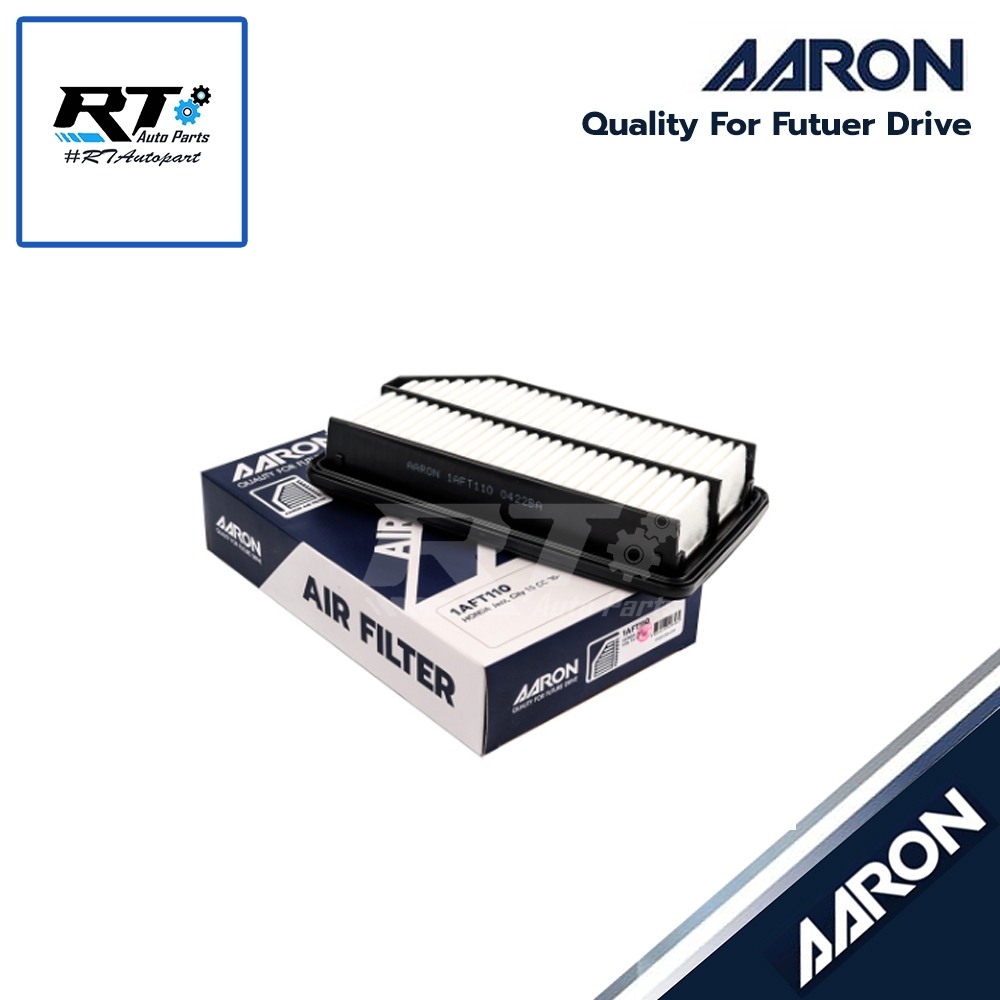 AARON กรองอากาศ Honda City GM6 RM6 ปี14-19 Jazz GK ปี14-20 BRV WRV | 1AFT110 | 17220-55A-Z01
