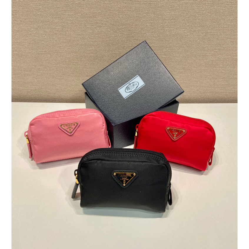Pre order ราคา1600 P_Brand 1NA339 Clutch Zipper Re-Nylon SZ12*8*3.5CM