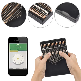 คาลิมบา เปียโนนิ้วมือ แบบ 17คีย์ kalimba Thumb Piano Acoustic Finger Piano เหมาะสำหรับผู้เริ่มต้น