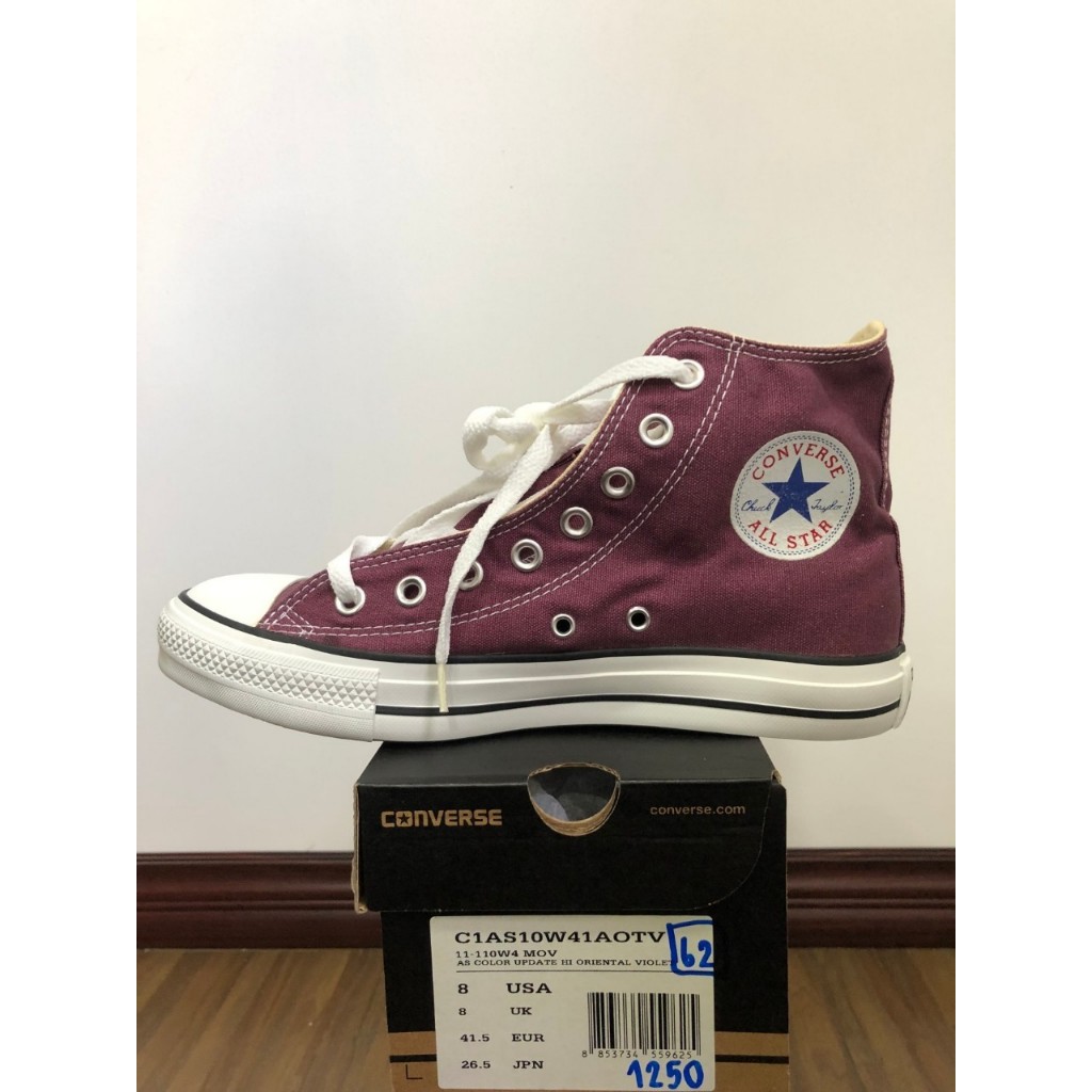 Converse62: 11-110W4 MOV สีม่วง ราคาป้าย 1,250 ลด 40% เหลือเพียง 750 บาท