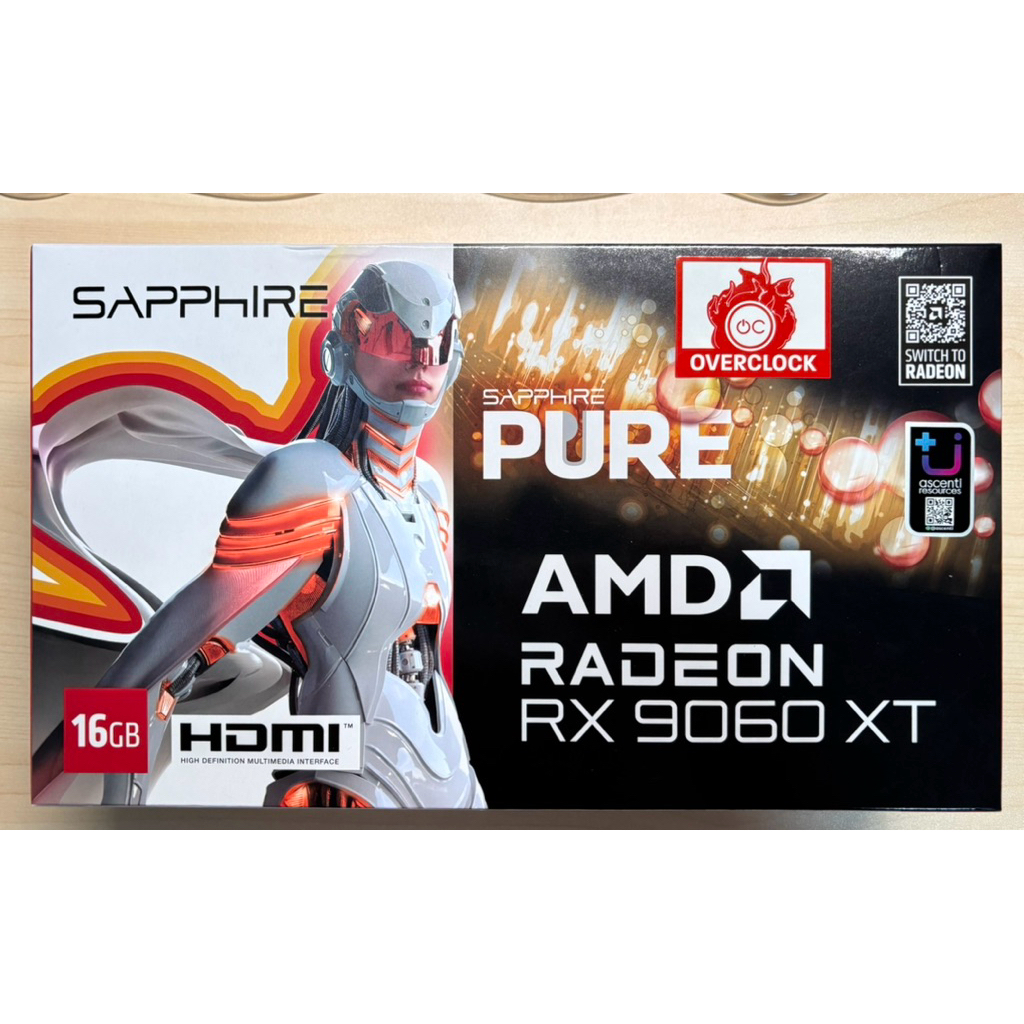 Sapphire Pure RX 9060 XT 16GB (มือสอง) ประกันถึง 06/2571🔥