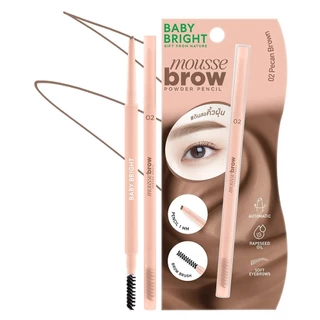 Baby Bright Mousse Brow Powder Pencil เบบี้ไบร์ท มูส บราว พาวเดอร์ เพนซิล ดินสอเขียนคิ้ว 0.06g