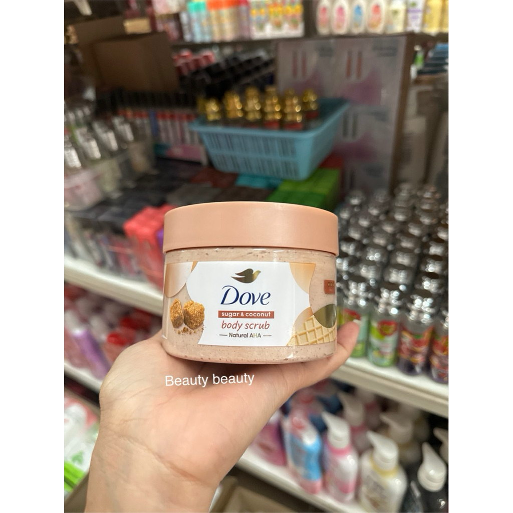 Dove Sugar & Coconut Body Scrub 280g.