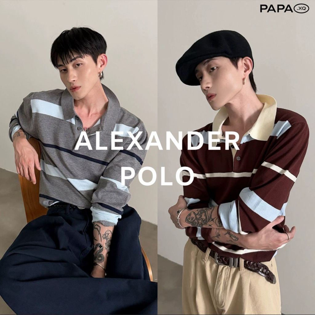 PAPA.XQ ALEXANDER POLO (พร้อมส่งใน 24 ชม.❤️‍🔥✨)