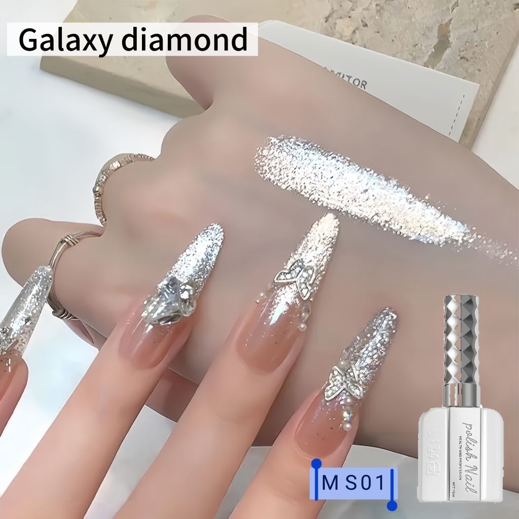 จัดส่งทันที ♡ ANNIES  สีลูกแก้วแฟรชสีเงิน flash Cateye รุ่นใหม่ 18 ml.