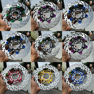 จานเบรคแต่ง🔥LAXURY 220MM.พร้อมสเปเซอร์ ตรงรุ่นใส่WAVE125R/S/…