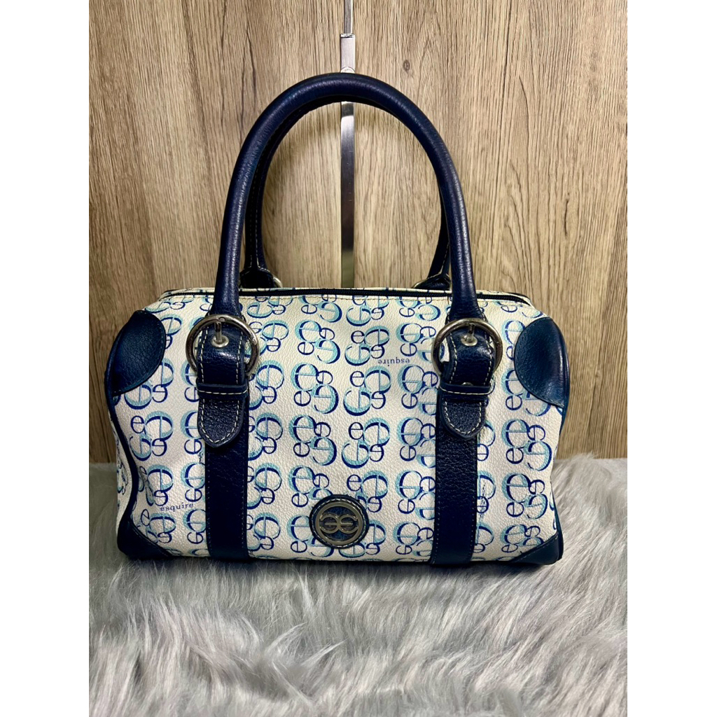 (มือ2) ESQUIRE Bag แท้ ทรงหมอนสายหนัง