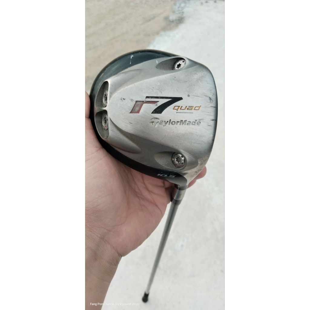 ไม้กอล์ฟมือสอง Driver r7 quad 10.5 Taylormade/FLEX-S ไม่บุบไม่แตก พร้อมใช้งาน