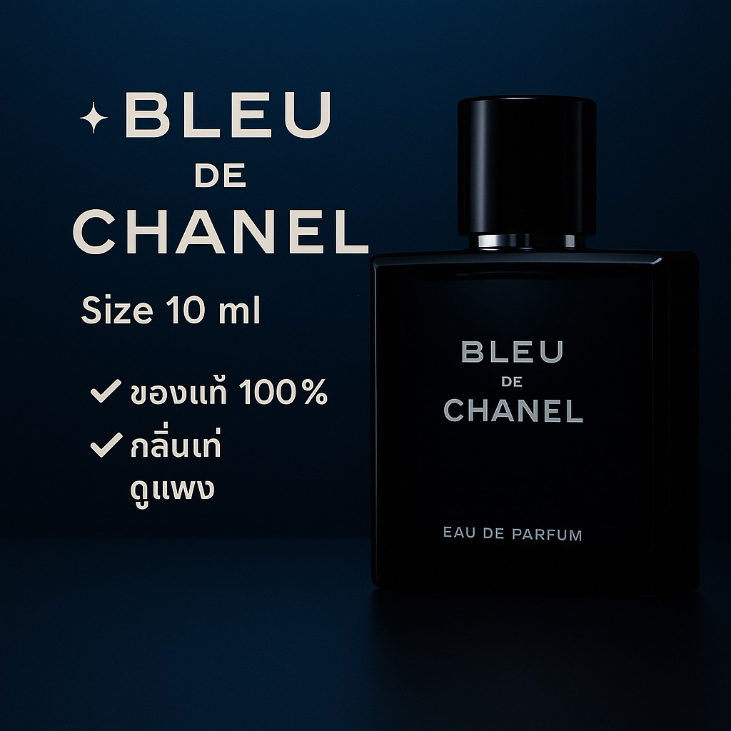 🩵 Chanel 🩵 แบ่งขายน้ำหอม Bleu de Chanel Eau de Parfum แบ่งใส่ขวดสเปรย์ size 10 ml