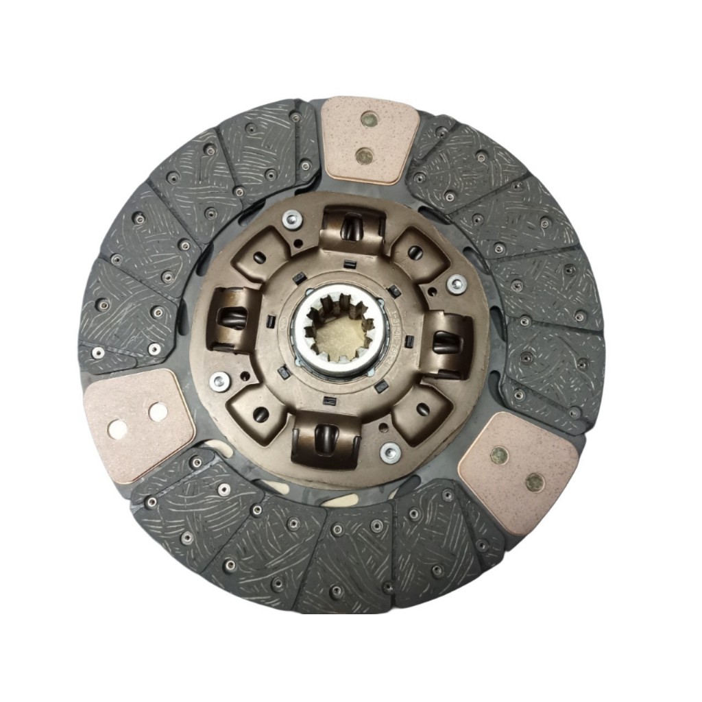 แผ่นคลัช ISUZU15" 10 ร่อง EURO3 ทองแดง รู45มิล  ทองแดง
