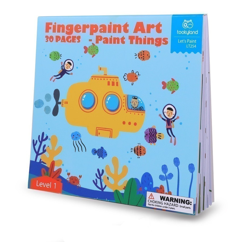 [bebeplay] Tookyland Fingerpaint Art - สมุดฟิงเก้อเพ้น