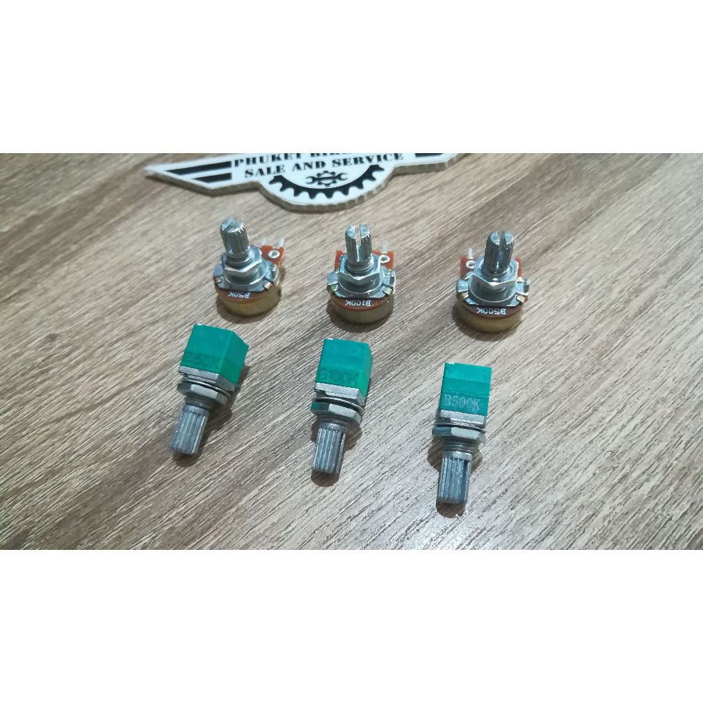 VR โวลุ่ม ตัวต้านทานปรับค่าได้ VR potentiometer B50K B100K B500K คุณภาพดี ทนทาน #VR