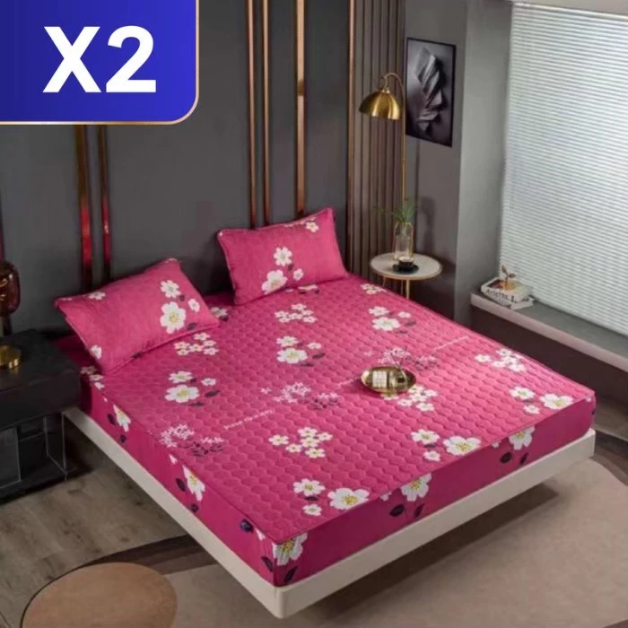 Dbedding ชุดผ้าปูที่นอน 6 ฟุต/5 ฟุต/3.5 ฟุต รุ่นผ้าคอตตอนซาติน thumbnail 3