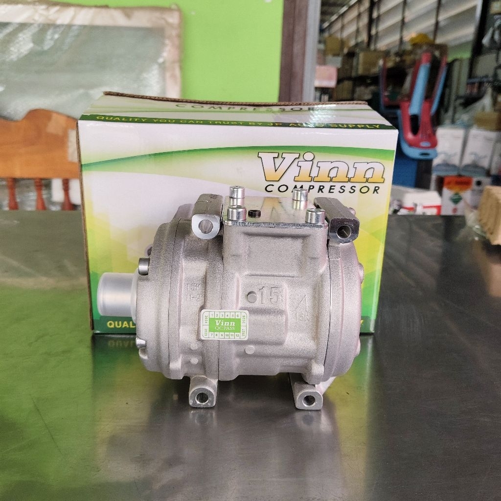 คอมแอร์ รถยนต์ Vinn 10PA15c คอมเปล่าไม่มีมู่เล่ย์ สินค้าเป็นของใหม่คุณภาพดี