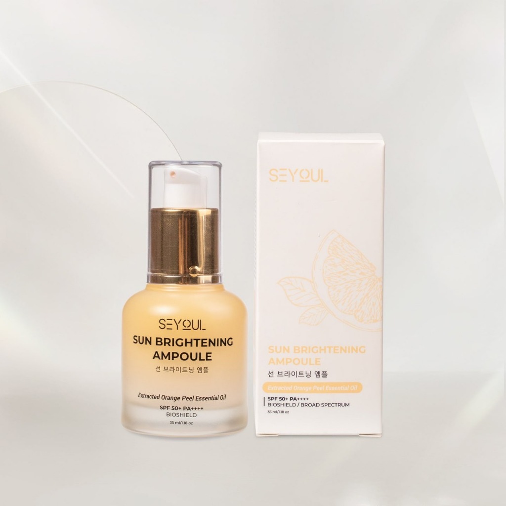 Sun Ampoule SEYOUL 35 ML ป้องกันแสงแดด & ป้องกันแสงสีฟ้า อ่อนโยนสำหรับผิวเป็นสิว & ผิวบอบบางแพ้ง่าย