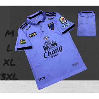 เสื้อบอลเสื้อกีฬามีแค่เสเสื้อผ้านิ่มเย็นใส่สบายขนาดไซร้M L XL 3xLราคาถูก