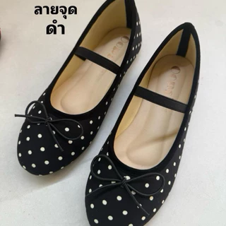 รองเท้าแมรี่เจนpolka dotรุ่นลายจุดไซซ์36-45