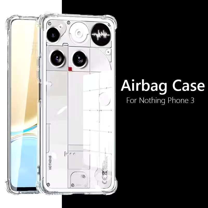 Nothing Phone 3ตรงรุ่น(ส่งในไทย)เคสTPUใสกันกระแทกแบบคลุมกล้องNothing Phone(3) 5G/Nothing Phone 3 5G
