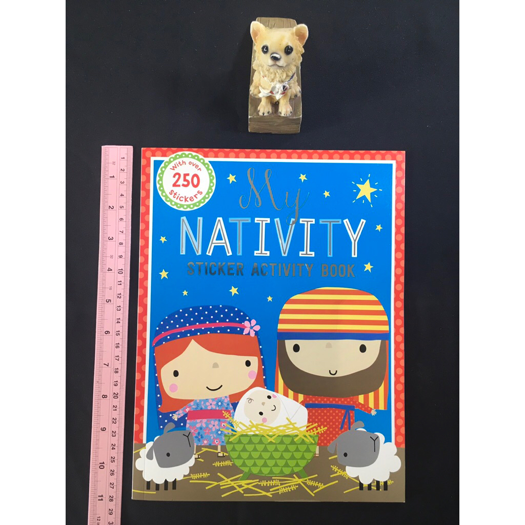Nativity Sticker activity book หนังสือเด็กภาษาอังกฤษปกอ่อน (Pre-owned)
