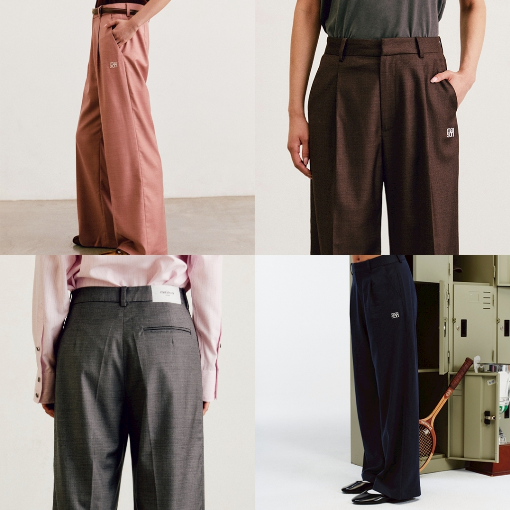 maison KEEPS | Harvey Pants | กางเกงขายาว ทรงกระบอกตรง ใส่ได้ทั้งเอวกลางและต่ำ