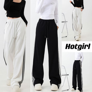 Hotgirl  พร้อมส่งจากกทม y2k กางเกงสีขาว กางเกงผู้หญิงแฟชั่นย…
