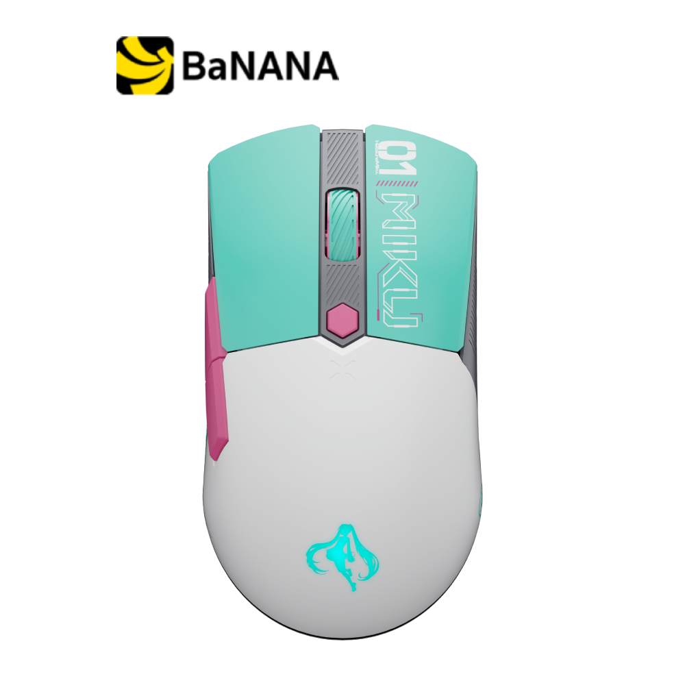 ASUS x Hatsune Miku เมาส์เกมมิ่ง ASUS Gaming Mouse Wireless Mini Hatsune Miku Edition by Banana IT