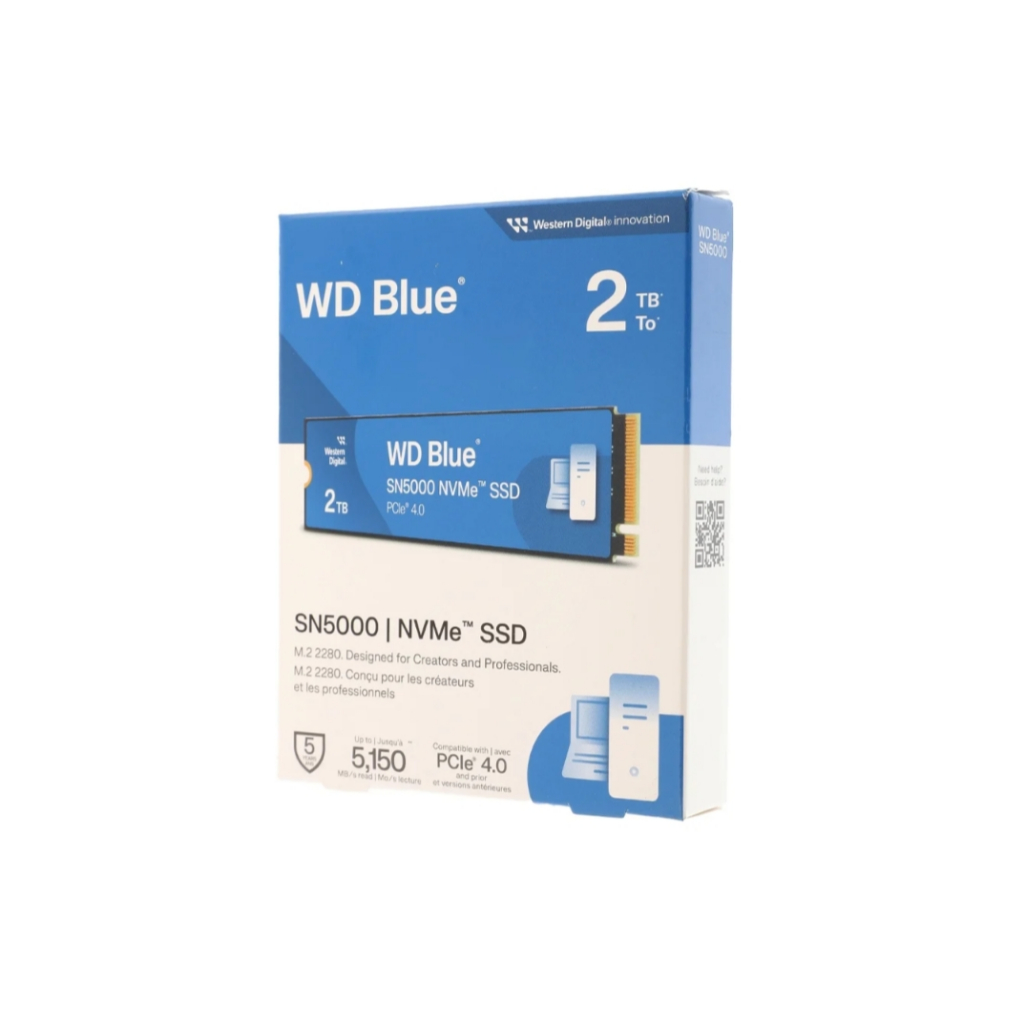 2 TB SSD M.2 PCIe 4.0 WD SN5000 BLUE (WDS200T4B0E) NVMe