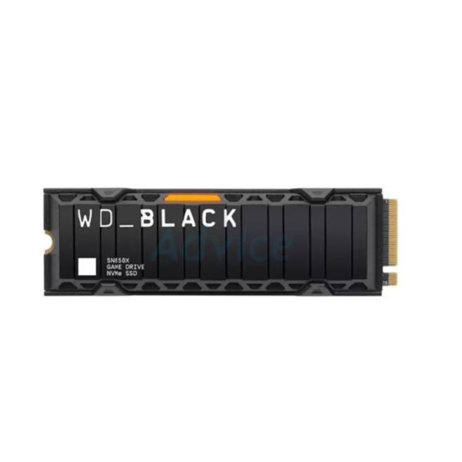 2 TB SSD M.2 PCIe 4.0 WD BLACK SN850X (WDS200T2XHE) NVMe HEATSINK