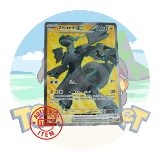 Pokemon Card "Zekrom EX Full A 158/086" ENG Black Bolt