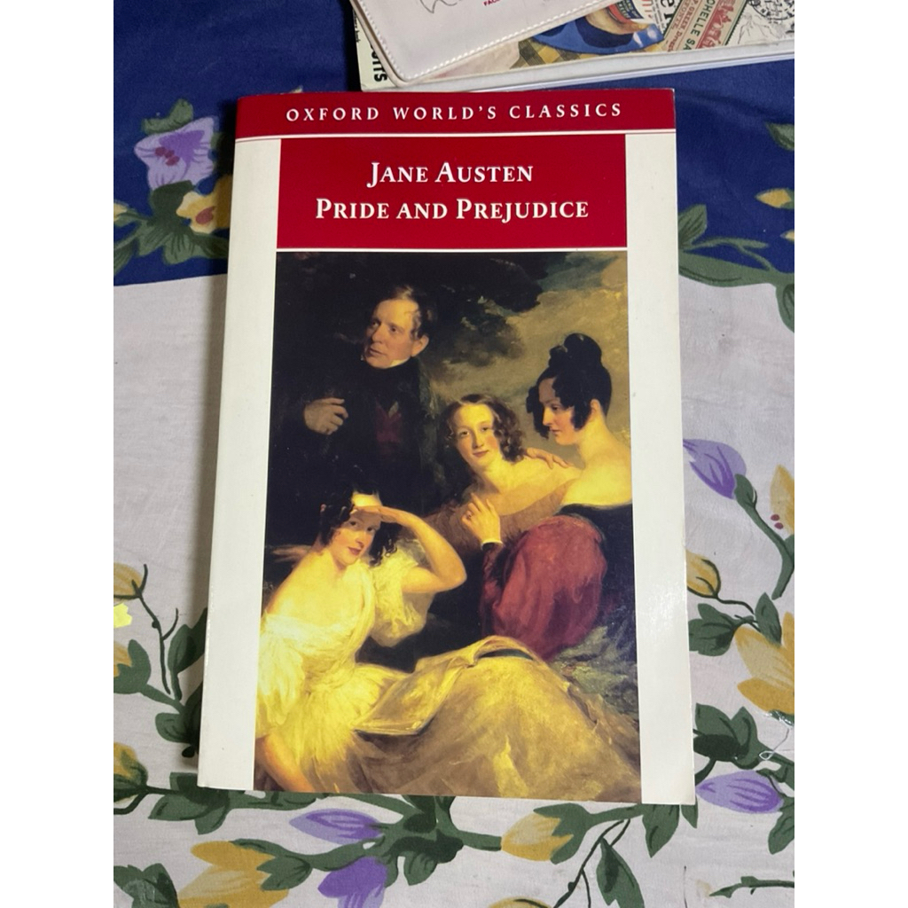 English classic book, oxford world's clasics: pride and prejudice, jane austen