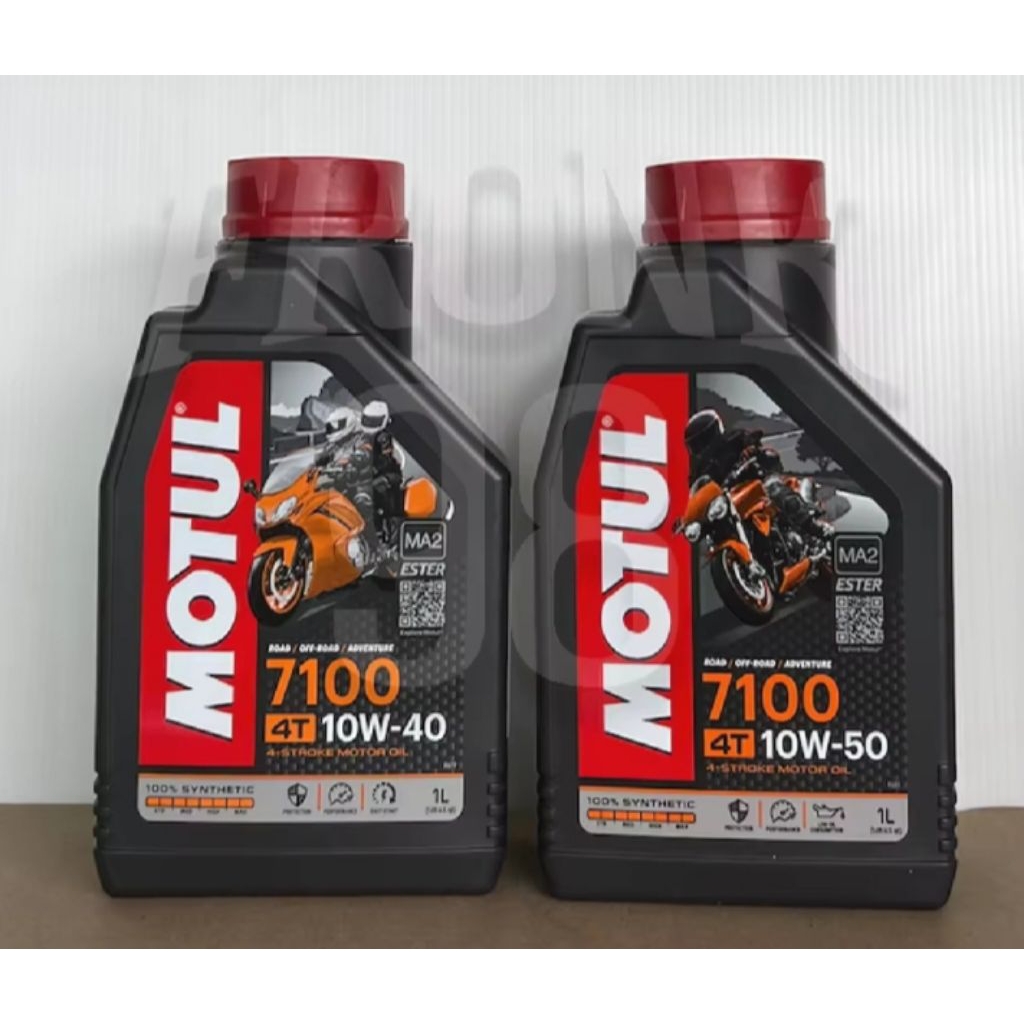 น้ำมันเครื่อง MOTUL 4T 7100 10W-40 , 10W50 (1L.) : น้ำมันเครื่องสังเคราะห์100%