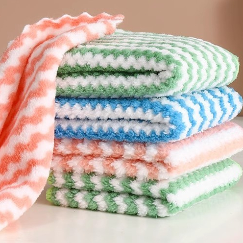 BONAS ผ้าเช็ดจาน เช็ดโต๊ะ ผ้าเช็ดอเนกประสงค์  ซับน้ำไว